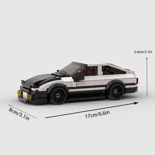 AE86 Racer MOC Building Blocks – City Sports Car Model Kit