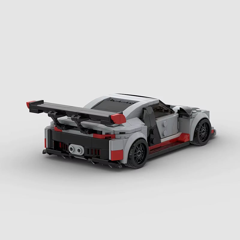Moc Racer R8 Cars Super Sports City Vehicle Building Blocks Creative Garage Toys Brick Christmas Children Gifts