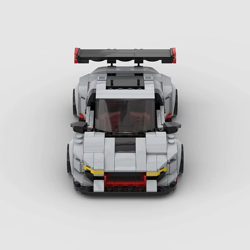Moc Racer R8 Cars Super Sports City Vehicle Building Blocks Creative Garage Toys Brick Christmas Children Gifts