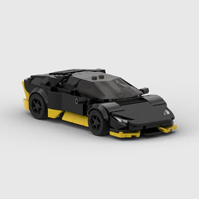 MOC Lambo Hurricane Brick Set – Creative Garage Speed Racer Edition