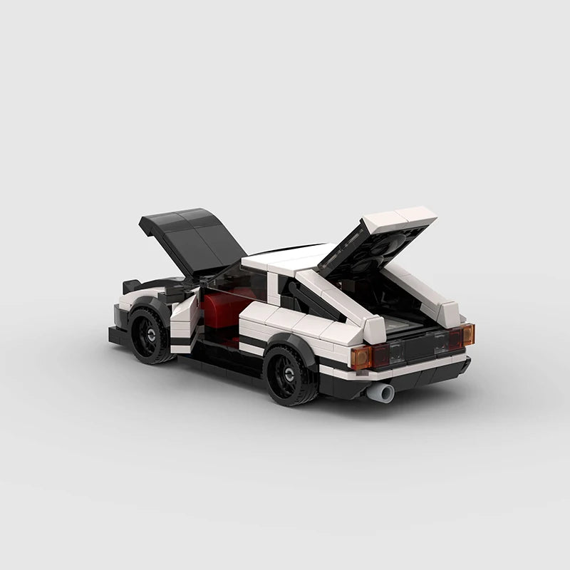 AE86 Racer MOC Building Blocks – City Sports Car Model Kit